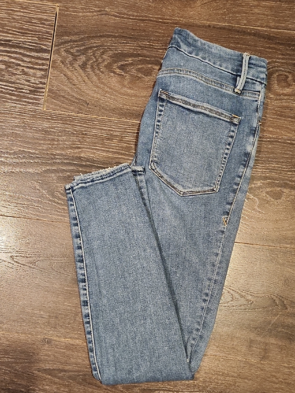 ❤️ GOOD AMERICAN HIGH RISE SKINNY JEANS, DISTRESSED, 6 (28) - Picture 10 of 10